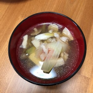 簡単マロニー中華スープ